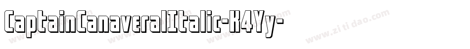 CaptainCanaveralItalic-K4Yy字体转换