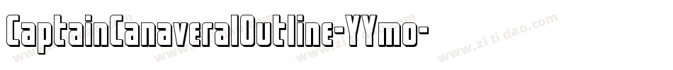 CaptainCanaveralOutline-YYmo字体转换
