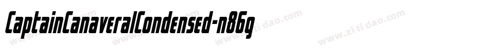 CaptainCanaveralCondensed-n86g字体转换