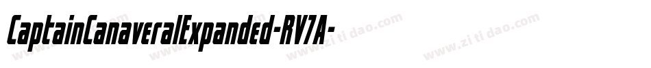 CaptainCanaveralExpanded-RV7A字体转换