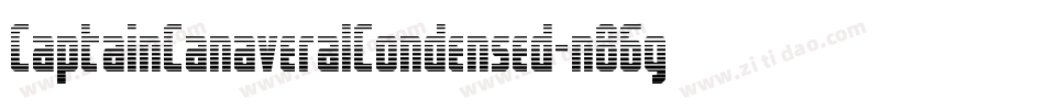CaptainCanaveralCondensed-n86g字体转换