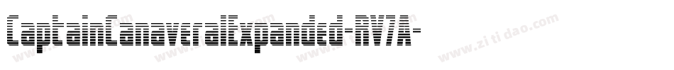 CaptainCanaveralExpanded-RV7A字体转换