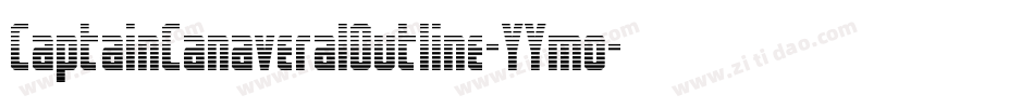 CaptainCanaveralOutline-YYmo字体转换
