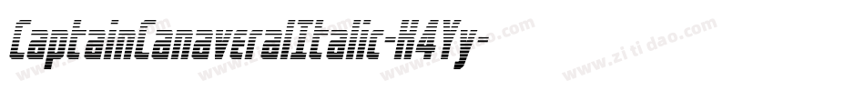 CaptainCanaveralItalic-K4Yy字体转换