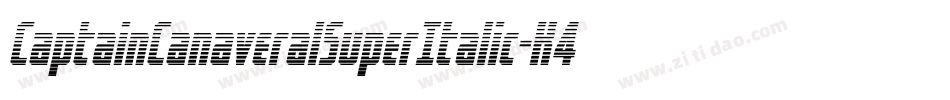 CaptainCanaveralSuperItalic-K4Y7字体转换