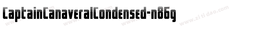 CaptainCanaveralCondensed-n86g字体转换
