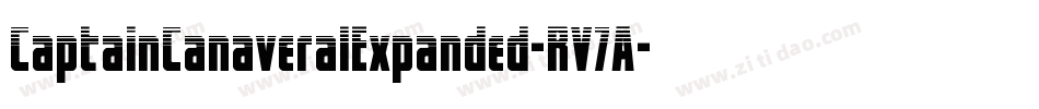 CaptainCanaveralExpanded-RV7A字体转换