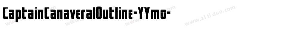 CaptainCanaveralOutline-YYmo字体转换