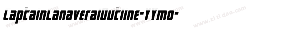 CaptainCanaveralOutline-YYmo字体转换