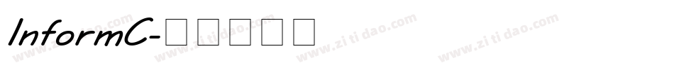 InformC字体转换