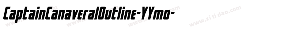 CaptainCanaveralOutline-YYmo字体转换