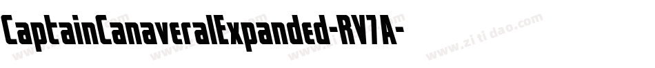 CaptainCanaveralExpanded-RV7A字体转换