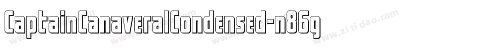 CaptainCanaveralCondensed-n86g字体转换