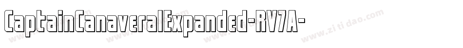 CaptainCanaveralExpanded-RV7A字体转换
