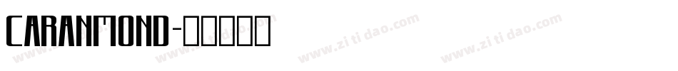 CARANMOND字体转换