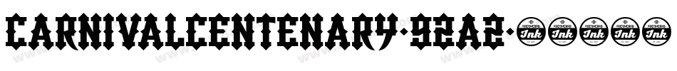 CarnivalCentenary-92a2字体转换