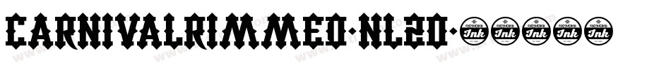 CarnivalRimmed-nLZO字体转换