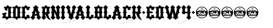 JdCarnivalBlack-Eow4字体转换