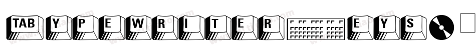 TypewriterKeys字体转换