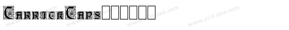CarrickCaps字体转换
