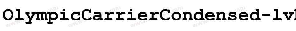 OlympicCarrierCondensed-lvDy字体转换