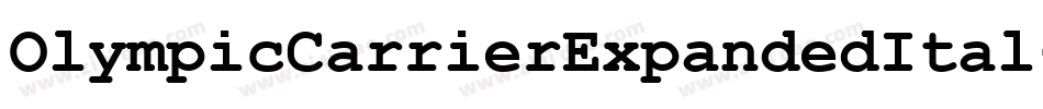 OlympicCarrierExpandedItal-8Go0字体转换