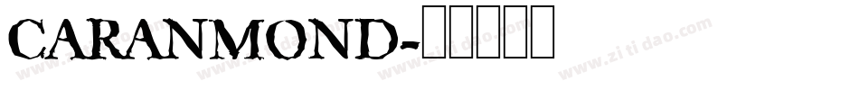 CARANMOND字体转换