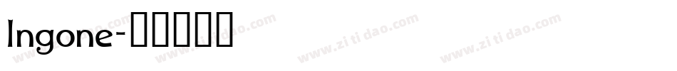 Ingone字体转换