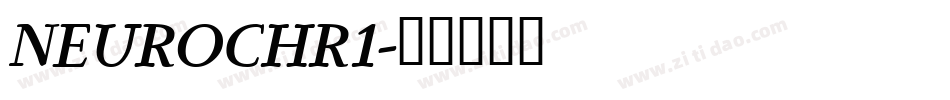 NEUROCHR1字体转换