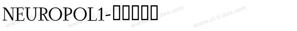 NEUROPOL1字体转换