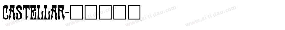 castellar字体转换