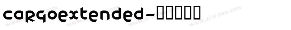 CargoExtended字体转换