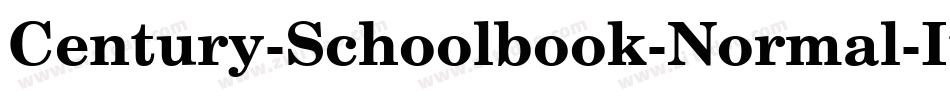 Century-Schoolbook-Normal-It字体转换