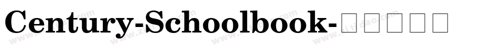 Century-Schoolbook字体转换