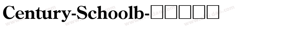 Century-Schoolb字体转换
