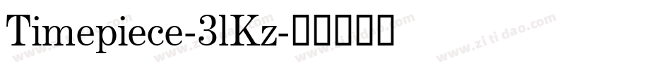 Timepiece-3lKz字体转换