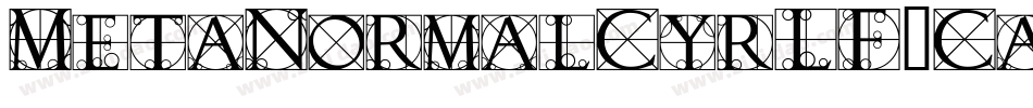 MetaNormalCyrLF-Caps字体转换
