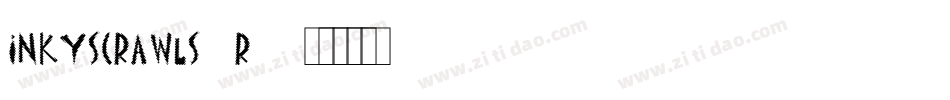 InkyScrawls-9r95字体转换