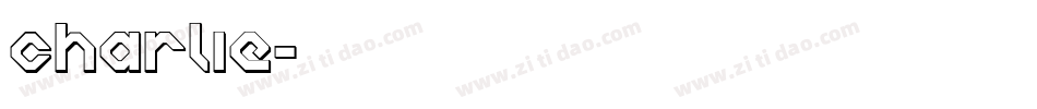 charlie字体转换