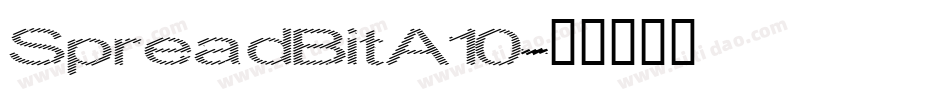 SpreadBitA10字体转换