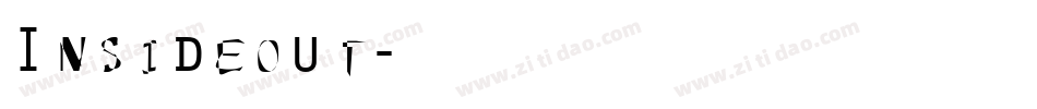 Insideout字体转换
