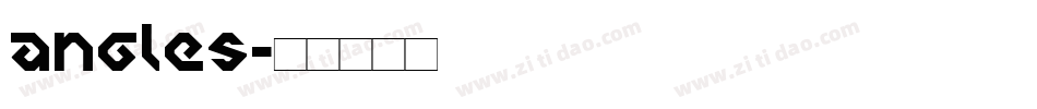 Angles字体转换