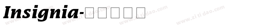 Insignia字体转换