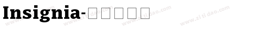 Insignia字体转换