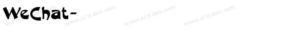 WeChat字体转换