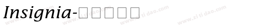 Insignia字体转换