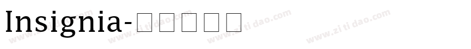 Insignia字体转换