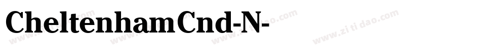 CheltenhamCnd-N字体转换