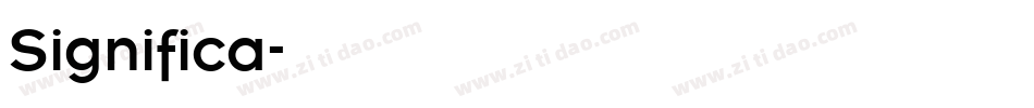 Significa字体转换