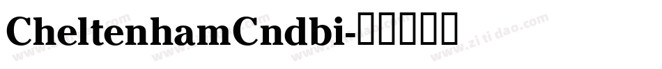 CheltenhamCndbi字体转换